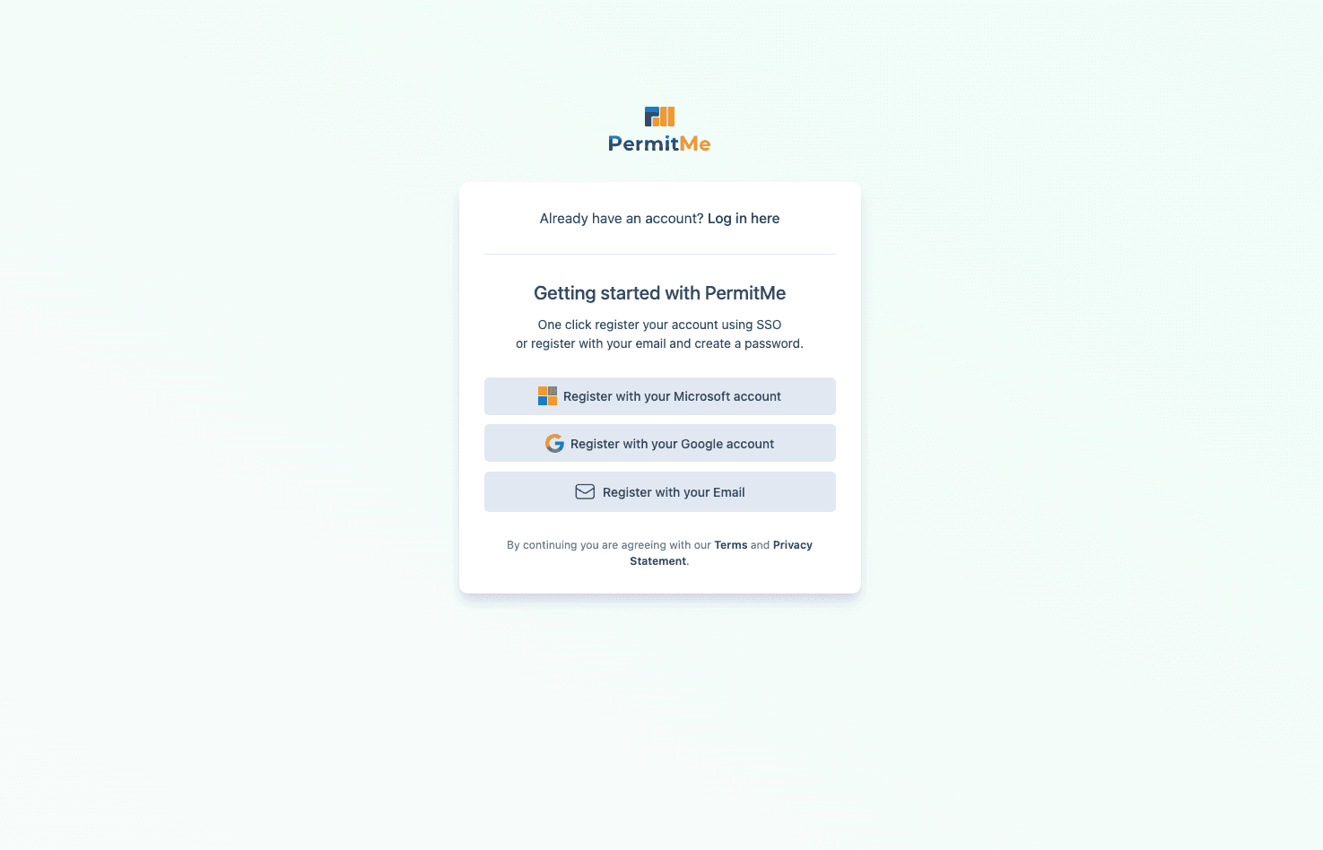 PermitMe Single Sign-On Configuration